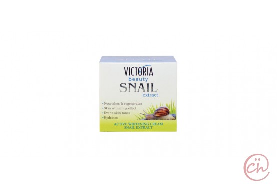 Избелващ крем за лице против бръчки с екстракт от охлюви Snail Extract - Victoria Beauty